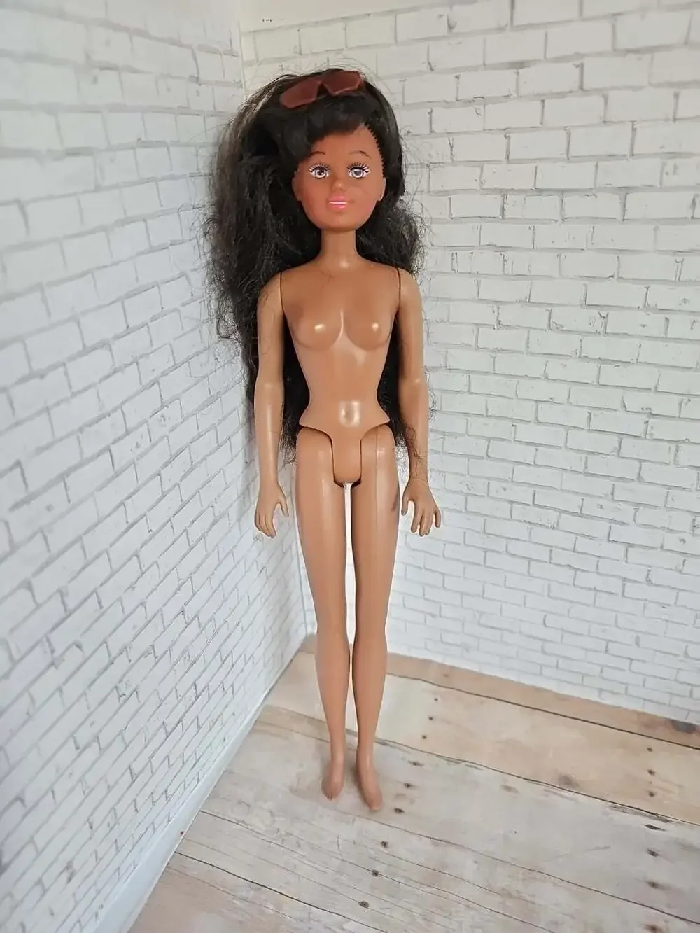 Vintage 1989 Hasbro Sun Splash Maxie Simone #8213 Rare Brunette Fashion Doll